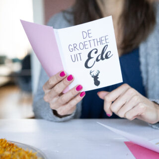 theekaart groethee uit ede